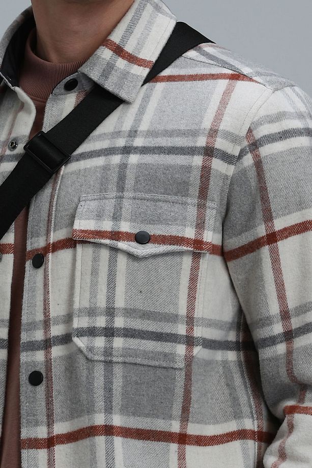 Fresh Erkek Basic Gömlek Regular Fit Tarçın - 3