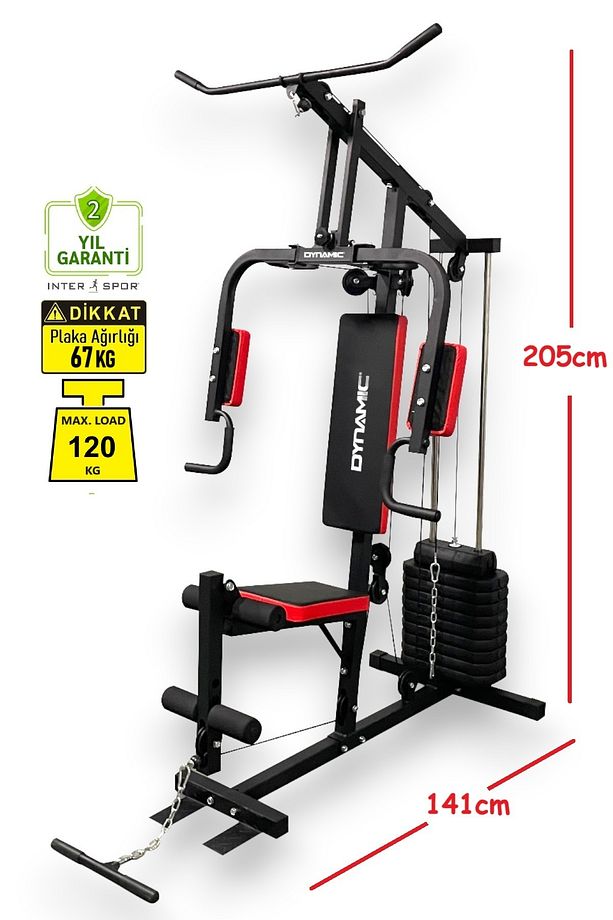 1001 Tek Kişilik Ağırlık Istasyonu (67KG AĞIRLIKLI) - Daire Kapısı Teslim Edilir - 4
