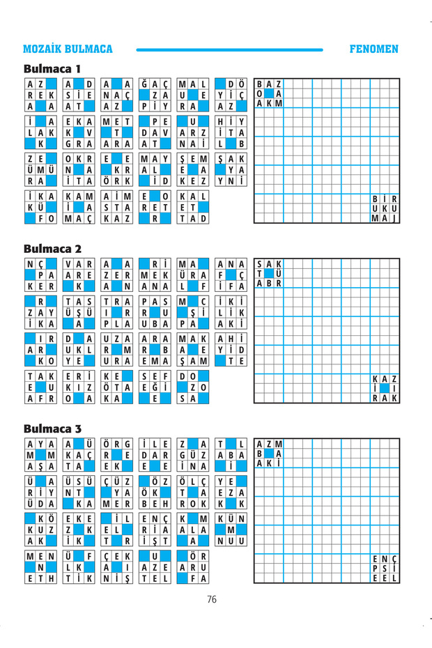 Karışık Bulmaca 5 Kitap - 5