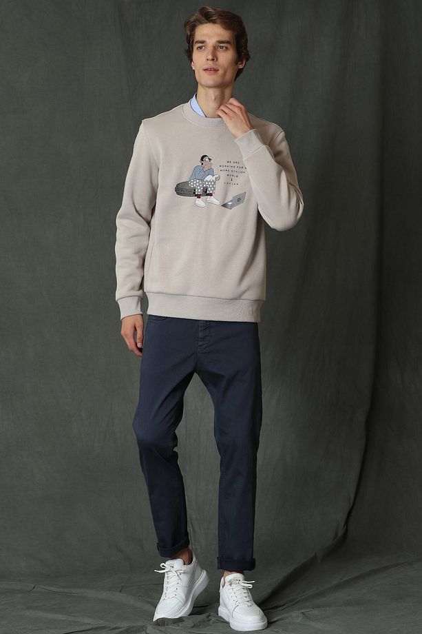 Helt Smart Erkek Chino Pantolon Slim Fit Lacivert - 1