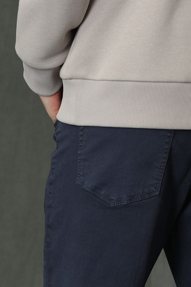 Helt Smart Erkek Chino Pantolon Slim Fit Lacivert - 4