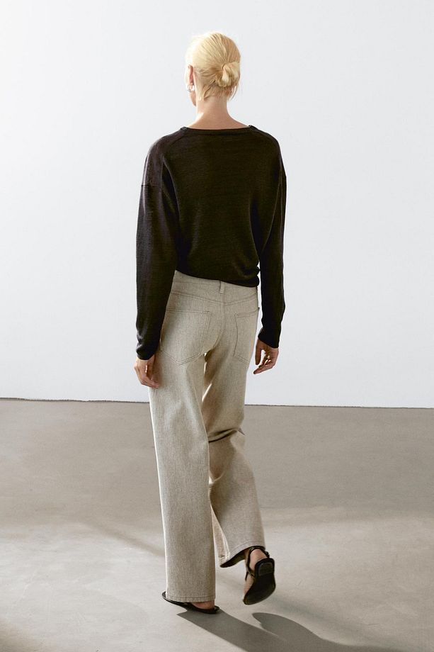 %100 keten oversize triko kazak - 4