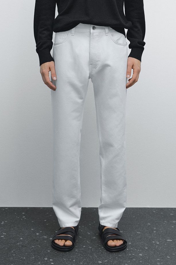Pamuklu Tapered Fit Pantolon - 2