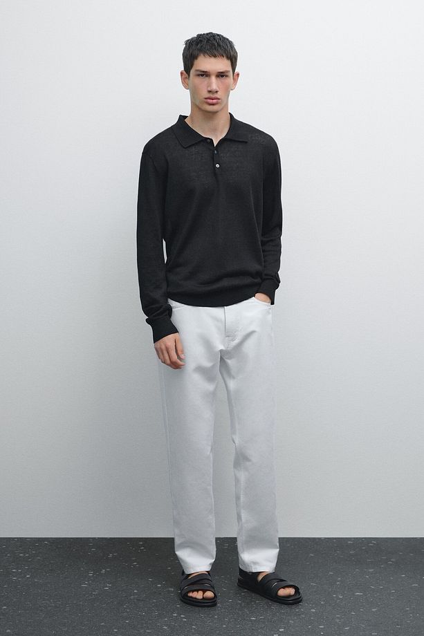 Pamuklu Tapered Fit Pantolon - 1