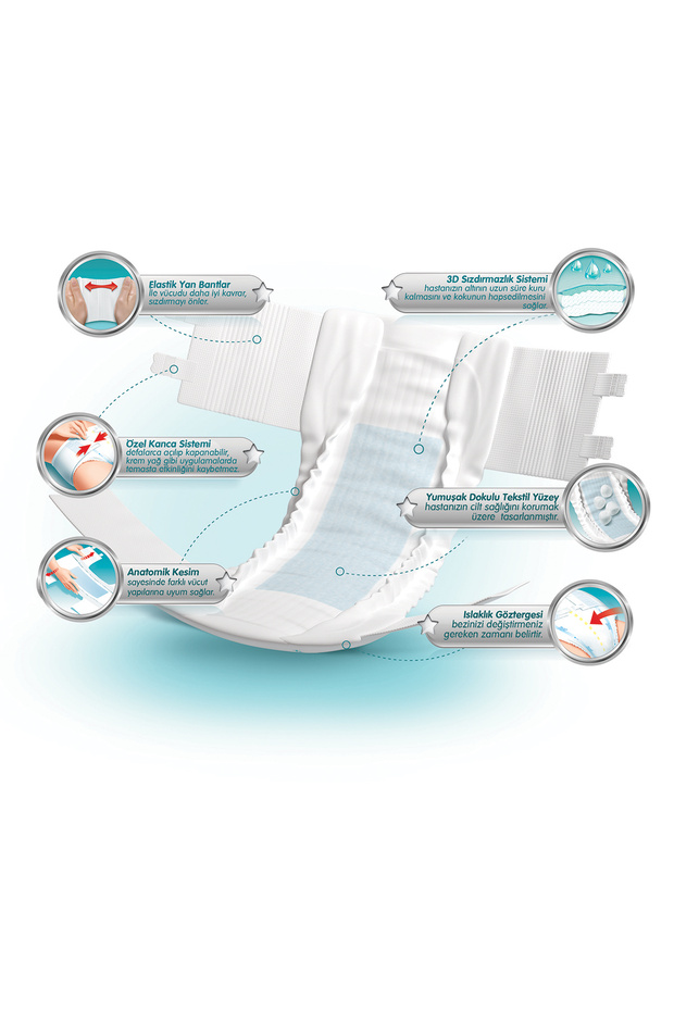 Yetişkin Bezi Medıum 120 Adet - 3