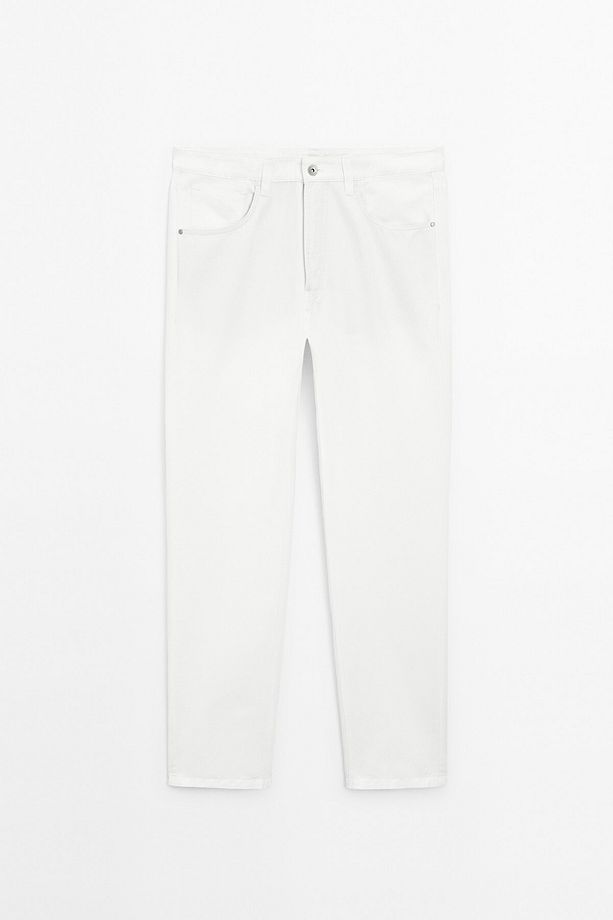 Pamuklu Tapered Fit Pantolon - 5