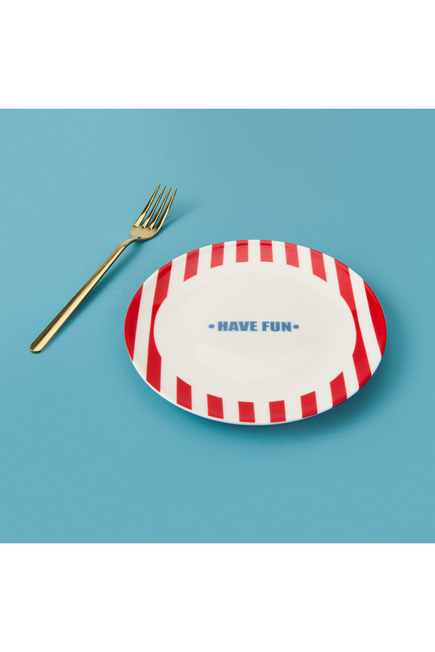 Kitchen Have Fun Tatlı Tabağı - Kırmızı - 19 cm - 3