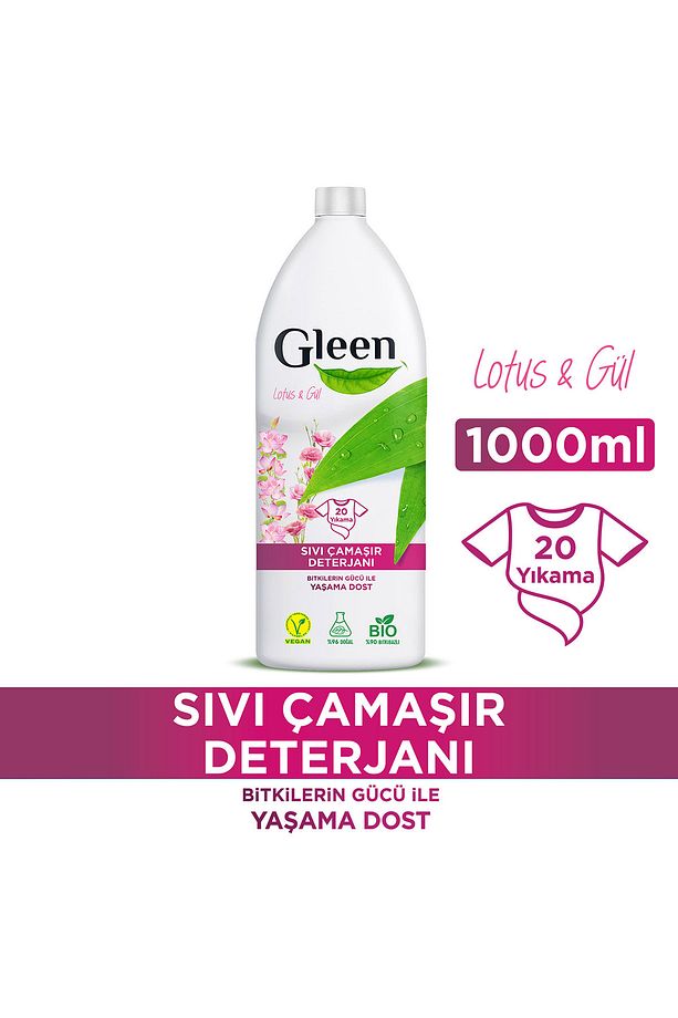 1000ML SIVI ÇAMAŞIR DETERJANI LOTUS & GÜL - 2