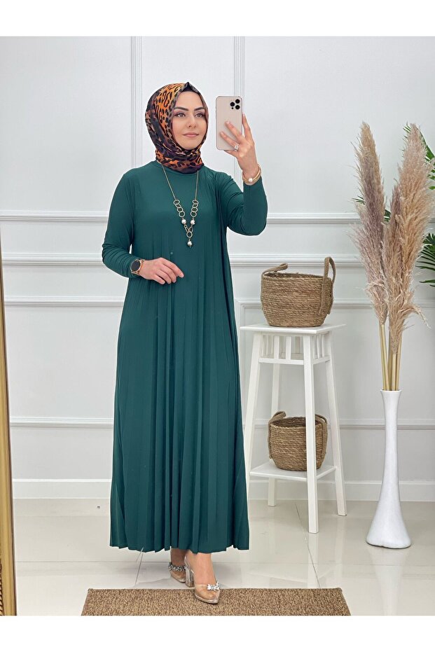 PİLİSELİ SANDY ELBİSE - 1