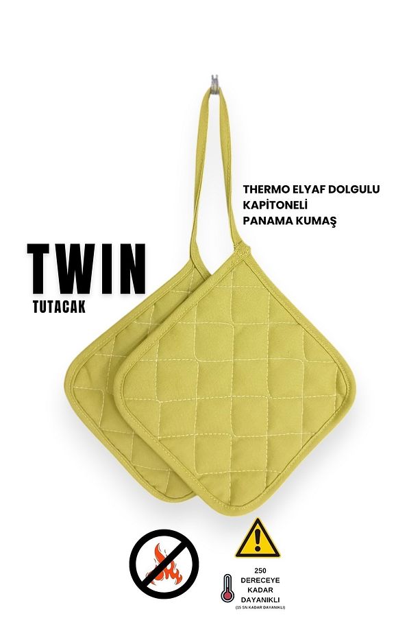 Twin Isıya Dayanıklı Fırın Tutacağı (1 ADET) - 4