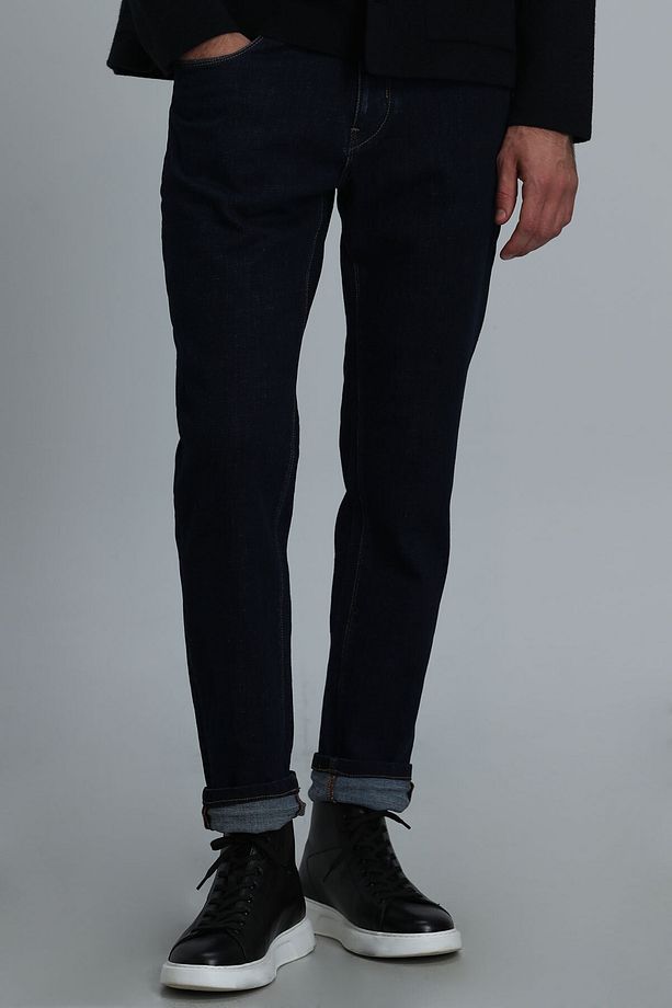 Jacob Smart Jean Erkek Pantolon Regular Fit Mavi - 2