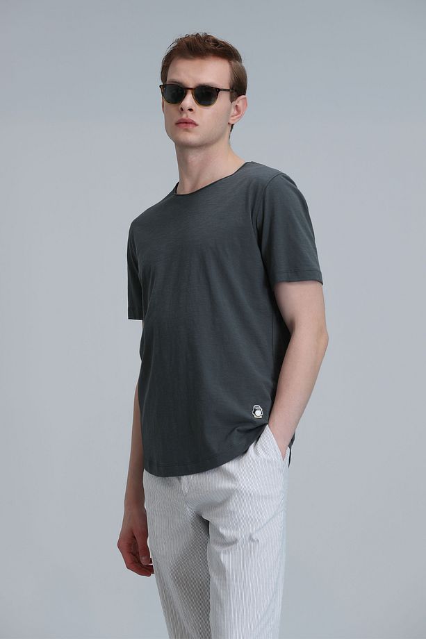 Junya Erkek Basic Tişört Yeşil - 3