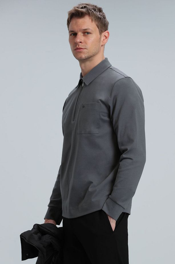 Danı Erkek Sweatshirt Nefti Yeşil - 5