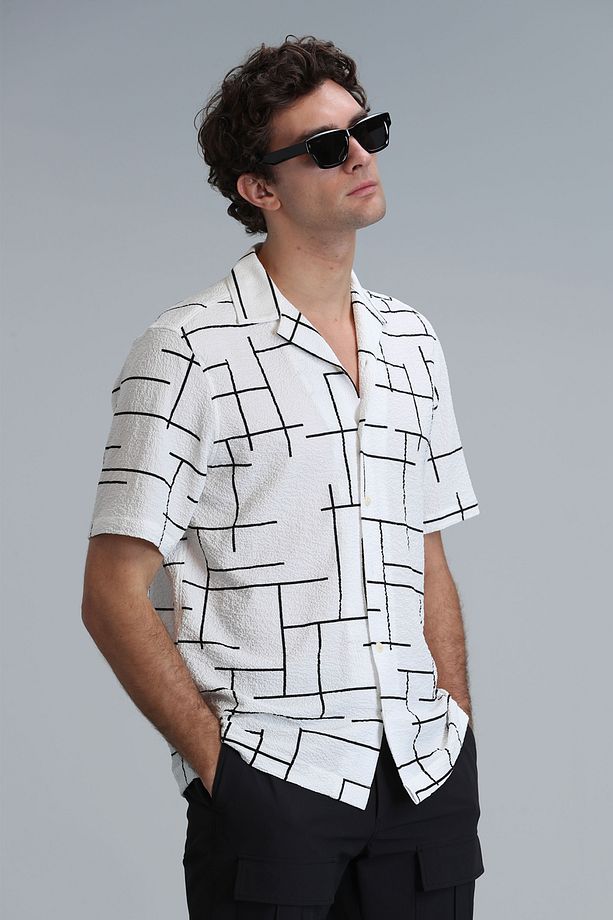 Taner Erkek Basic Gömlek Regular Fit Ekru - 5