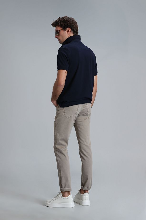 Helt Spor 5 Cep Erkek Pantolon Slim Fit Deve Tüyü - 6