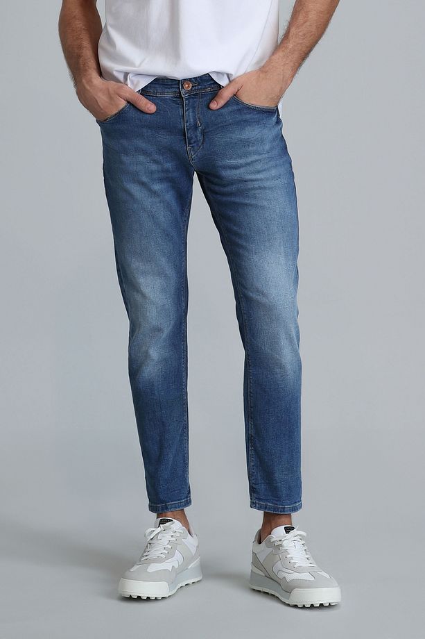 Davıd Smart Jean Erkek Pantolon Regular Fit Mavi - 2