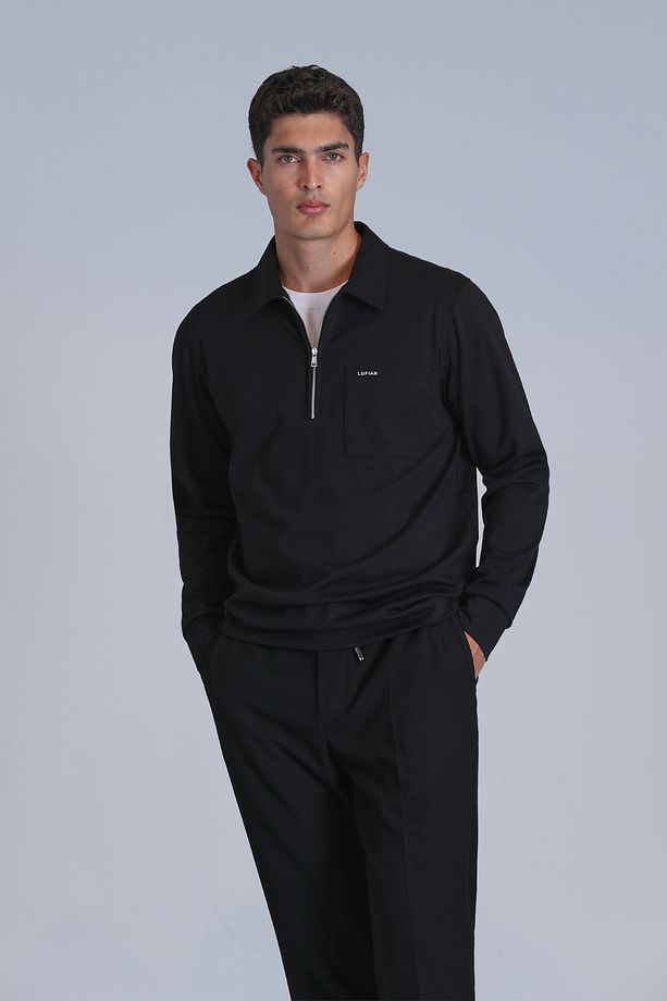 Tardu Erkek Sweatshirt Siyah - 1