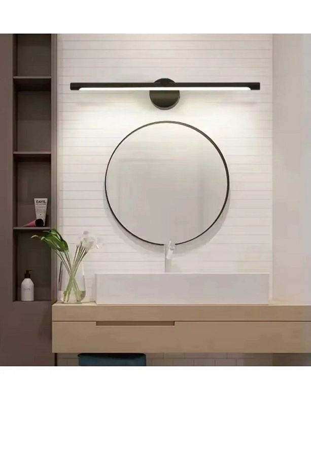 Dekoratif Banyo Duvar Ayna Tablo Aydınlatması Led Flüt Aplik 3 Renk modu - 2