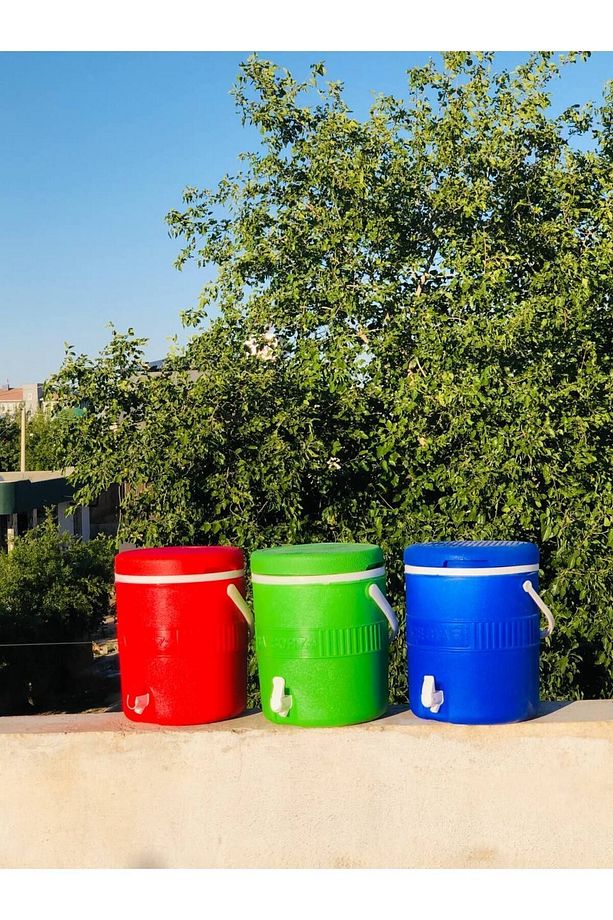 Soğuk Su Termosu Piknik Termos 1. Kalite 16 Litre 1 Adet (RENKLER KARIŞIK GÖNDERİLECEKTİR) - 7