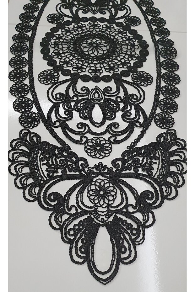 لوح مدفأة بحبل إنجليز بنمط ديزي (38 × 108 سم) - 2