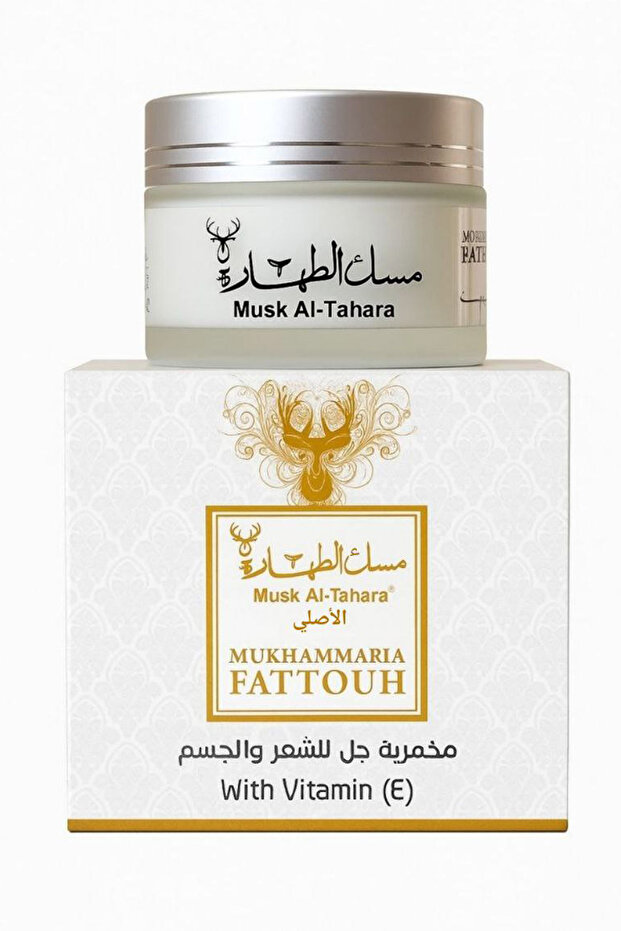 Mukhammaria 50ml - كريم ترطيب المسك الأبيض مع فيتامين E القابل للطرق والعطور