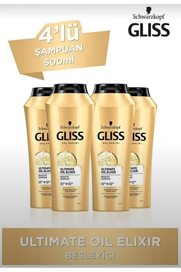 Ultimate Oil Elixir Besleyici Şampuan 500 ml X 4 Adet - 4