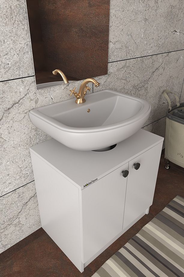 Modelisa Lavabo Altı Dolap, Banyo Dolabı - Mdf - 5