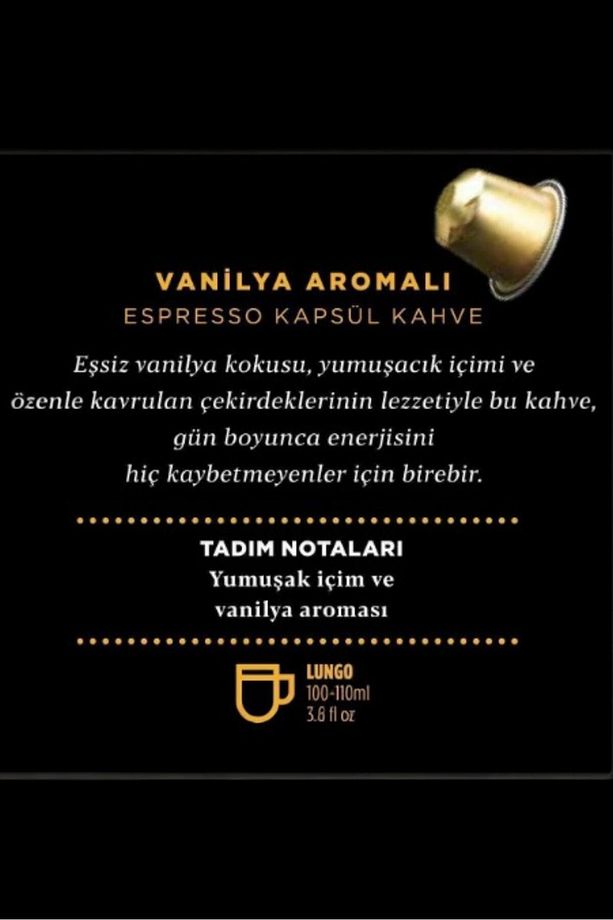 Vanilya Aromalı Kapsül Kahve 10’lu Kutu | Tüm Kapsül Kahve Makineleriyle Uyumlu - 5