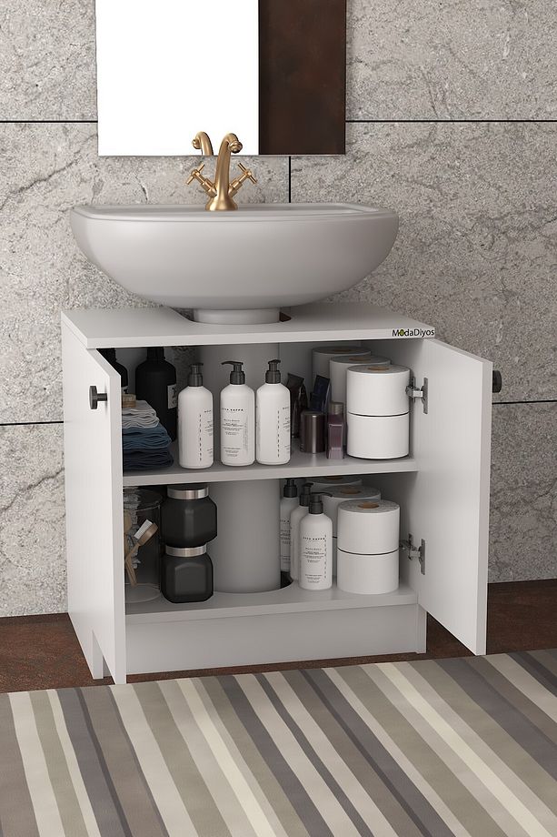 Modelisa Lavabo Altı Dolap, Banyo Dolabı - Mdf - 2