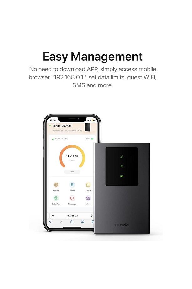 Mf3 3g/4g Lte 286mbps Mobil Wifi6 Usb-c Sim Kartlı Taşınabilir Modem - 8