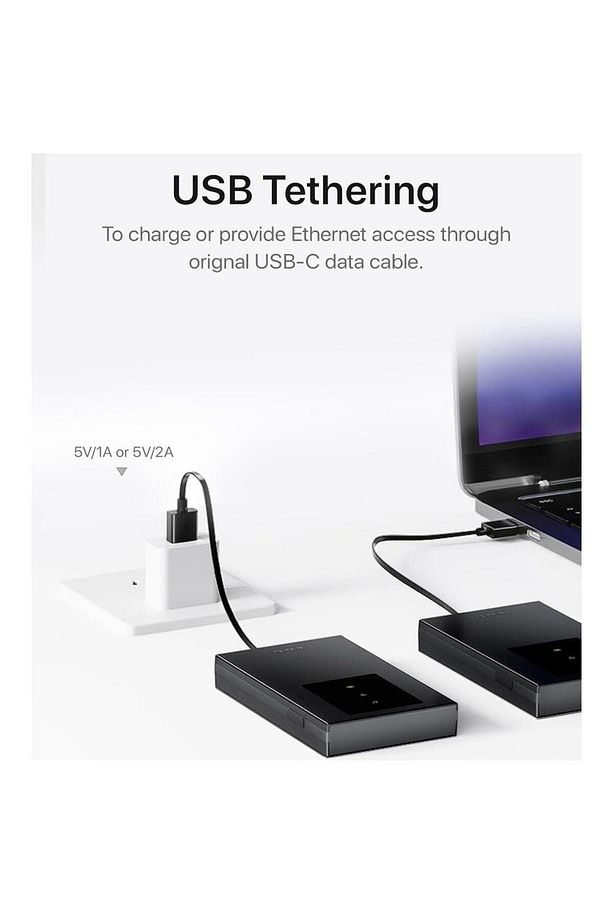 Mf3 3g/4g Lte 286mbps Mobil Wifi6 Usb-c Sim Kartlı Taşınabilir Modem - 7