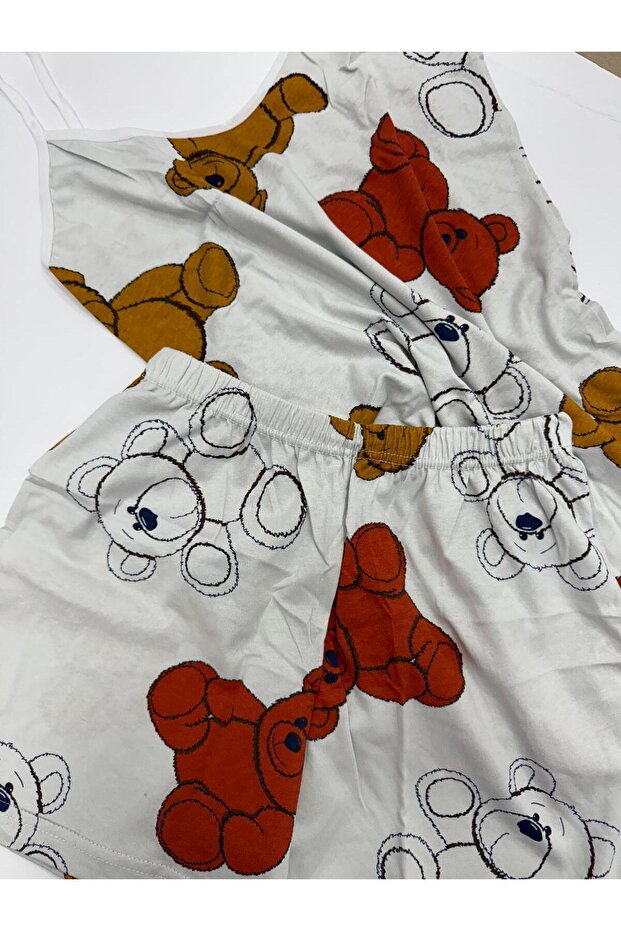 İp Askılı Şortlu Takım - 3