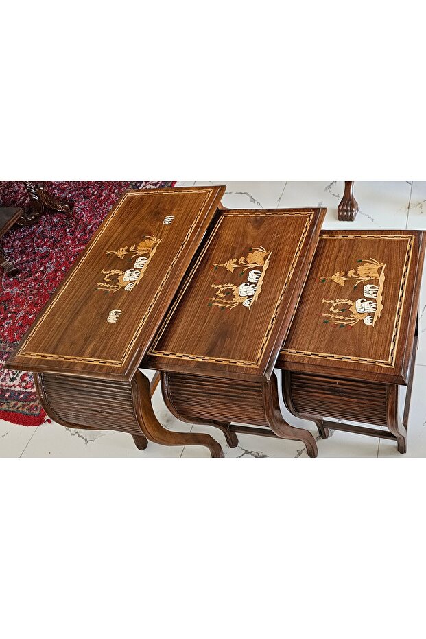 3 lu Zıgon sehpa - 2