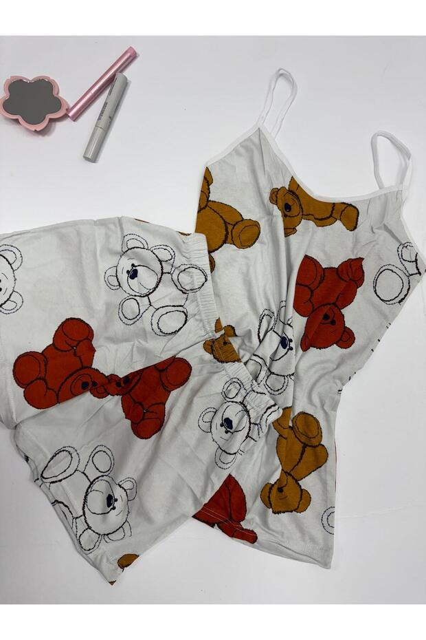 İp Askılı Şortlu Takım - 2