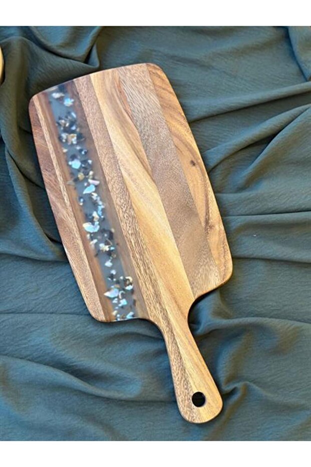 لوح تقطيع مستطيل من أكاسيا - 4