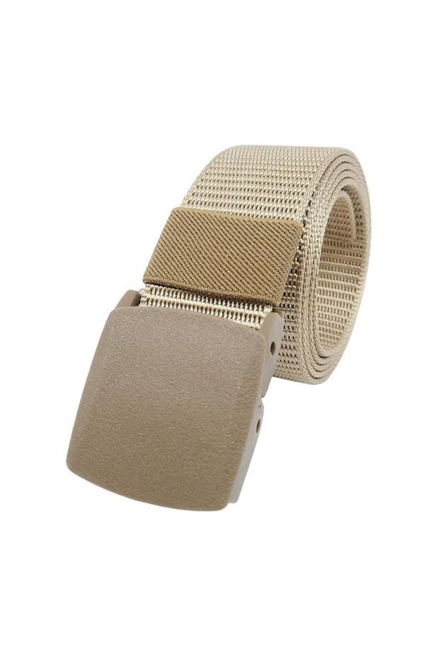 Sand Beige Colored Plastic Buckle Military Palaska Tactical Belt