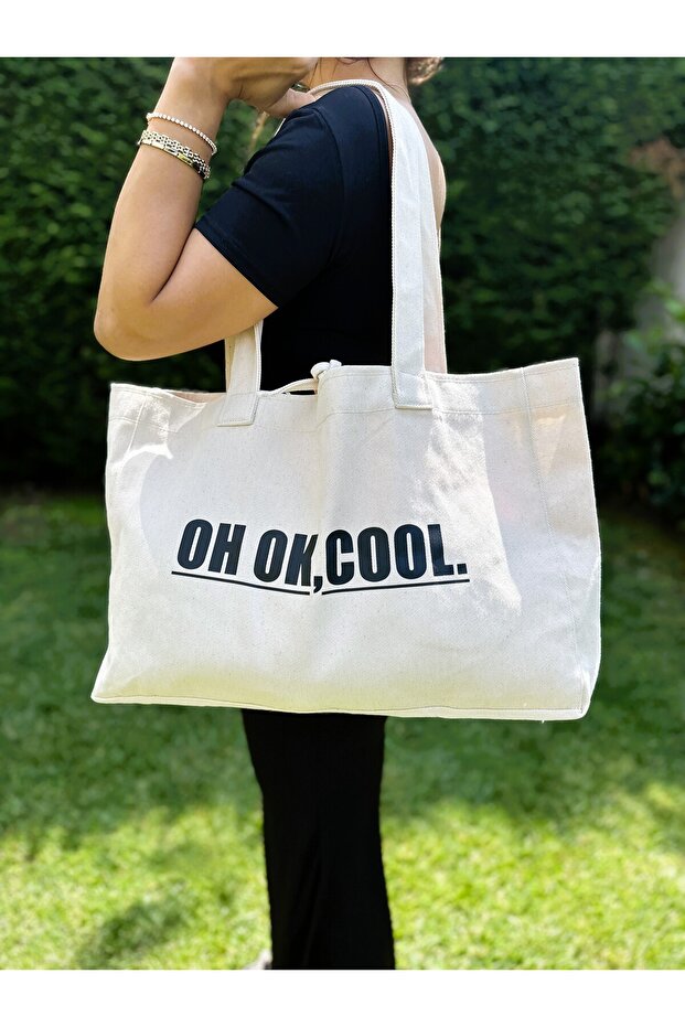 حقيبة قماش مطبوعة - 3