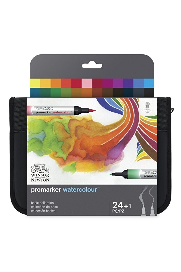 Winsor & Newton Promarker Watercolour Set Basic Collection (24 X MARKER ÇANTALI) - 1