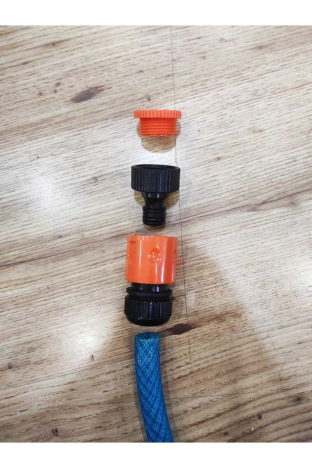 BAHÇE MUSLUĞU VE BATARYA ADAPTÖRÜ 1/2-3/4 ÇİFT ÖLÇÜ VE HORTUM BAĞLANTI ADAPTÖRÜ 1/2 - 2