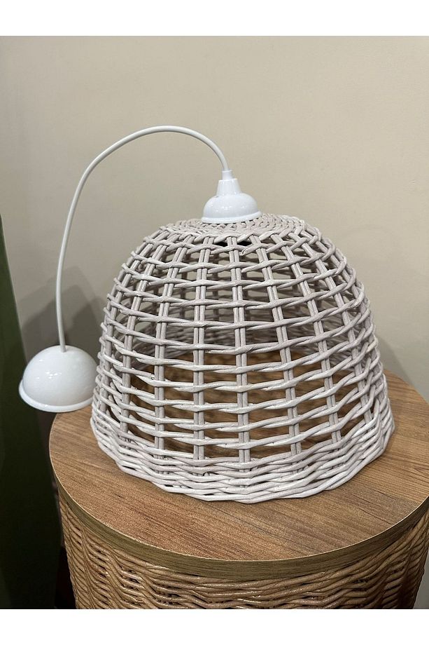Rattan Avize Bambu Hasır Avize Özel Üretim El Yapımı Avize(duy Dahil) - 3