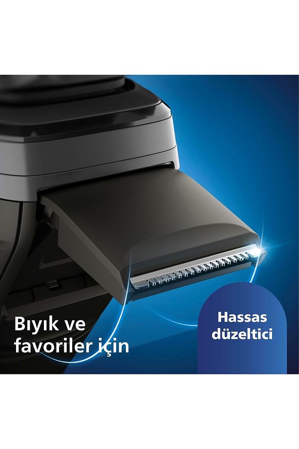 Islak ve SmartClean Artı Sistemi ve Sakal Giyotin ile Kuru Erkek Elektrikli tıraş makinesi - 3