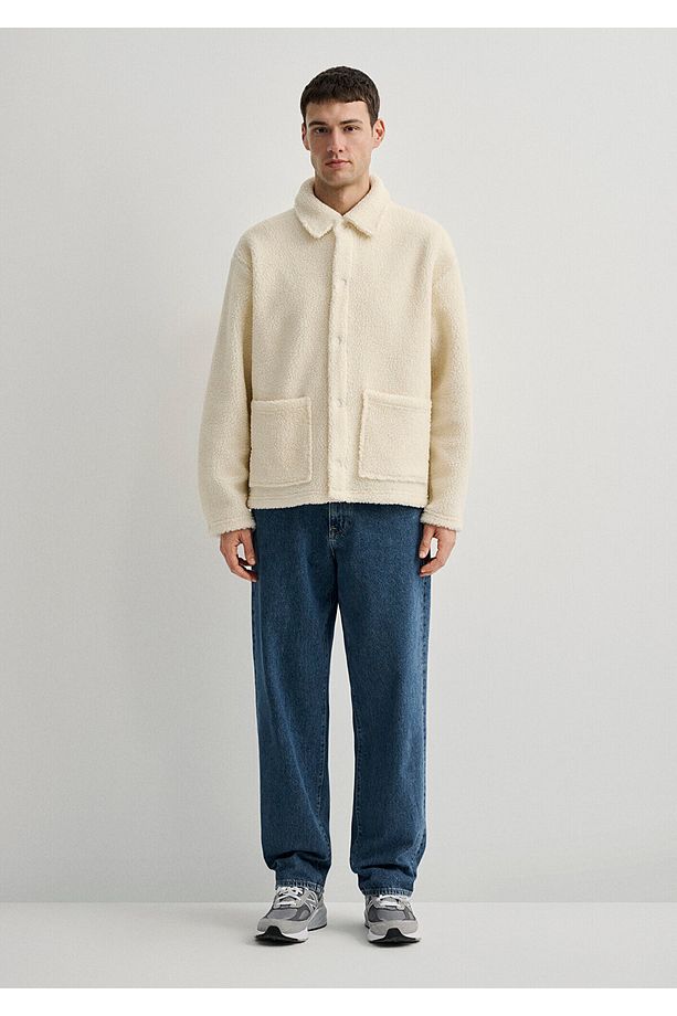 Ekru Sherpa Sweatshirt 0s10257-70057 - 4