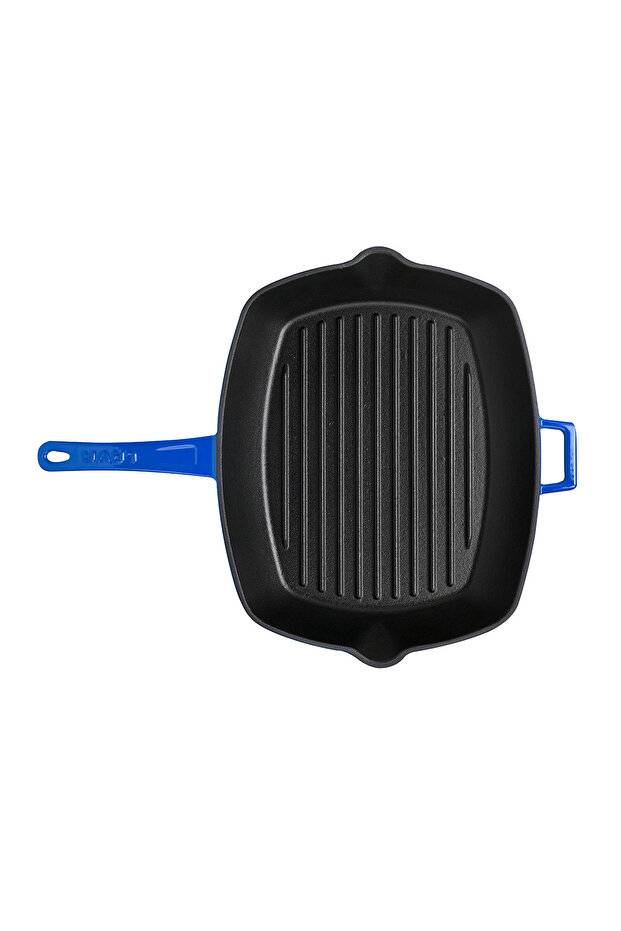 26x32cm Rectangular Grill - Iron Solid and Handle Pan - 2