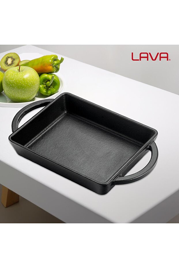 صب مستطيل صب حديد صب مقبض مزدوج قياس 12x15 سم - 7