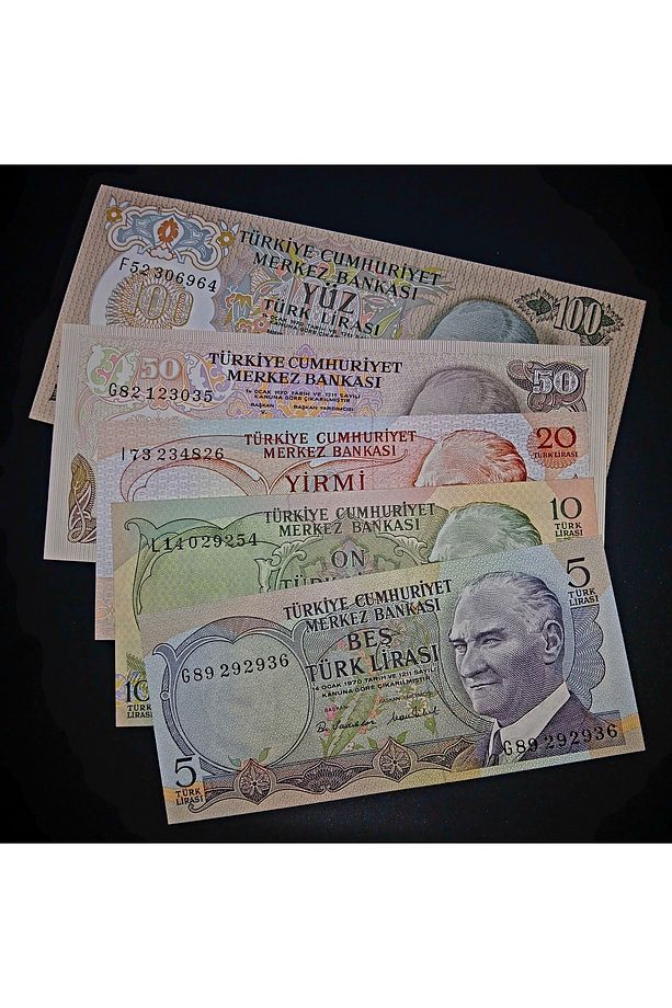 6.EMİSYON KAĞIT PARA SETİ TAKIM ÇİL - 1