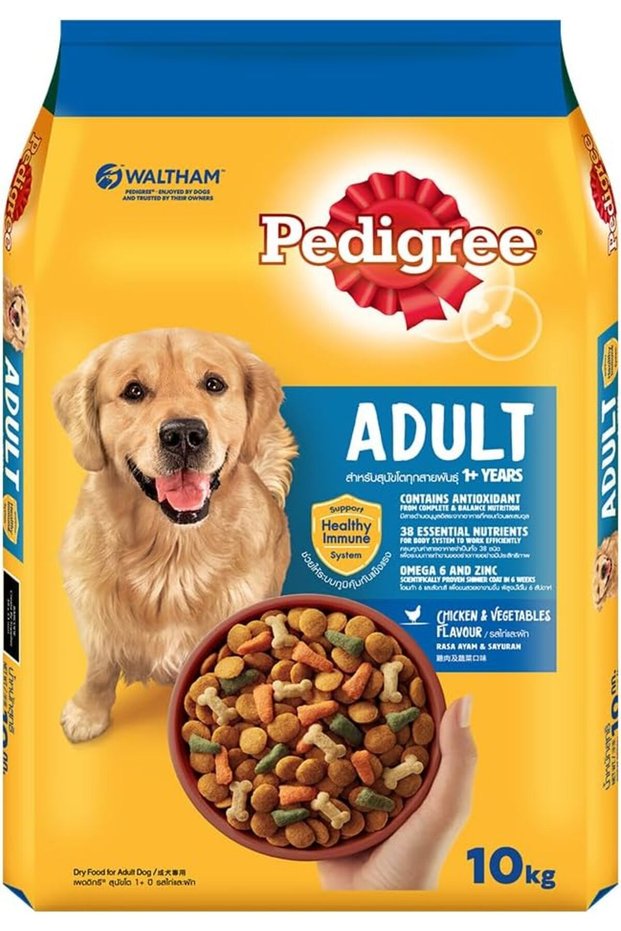 Chicken & Vegetables Adult Dry Dog Food - 10KG