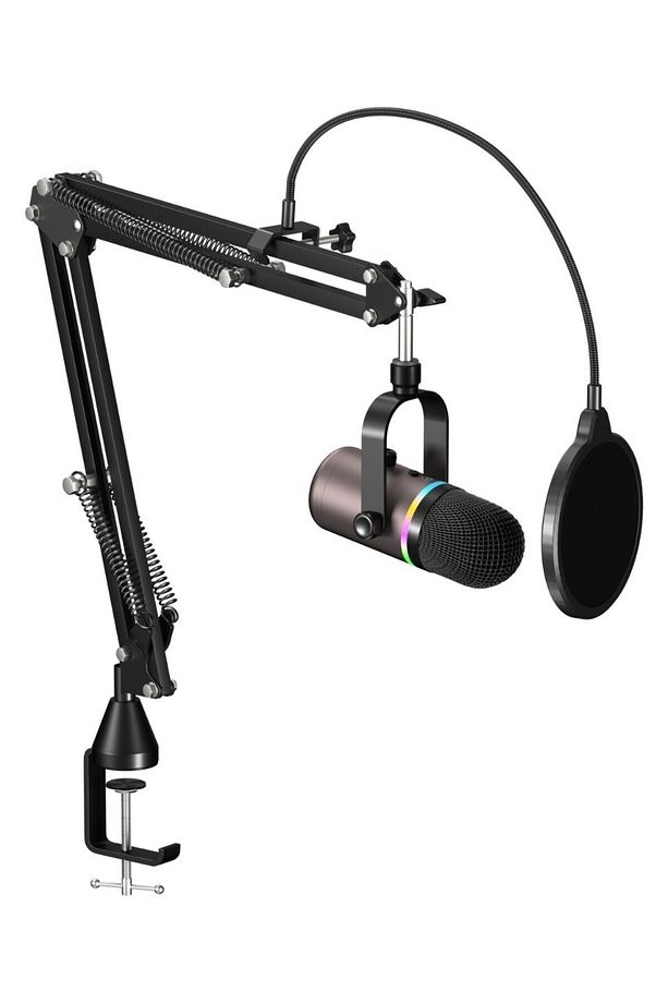 Gamenote Gk63 Pro Rgb Gaming Profesyonel Oyuncu Yayıncı Mikrofonu Ve Masa Standı - 1