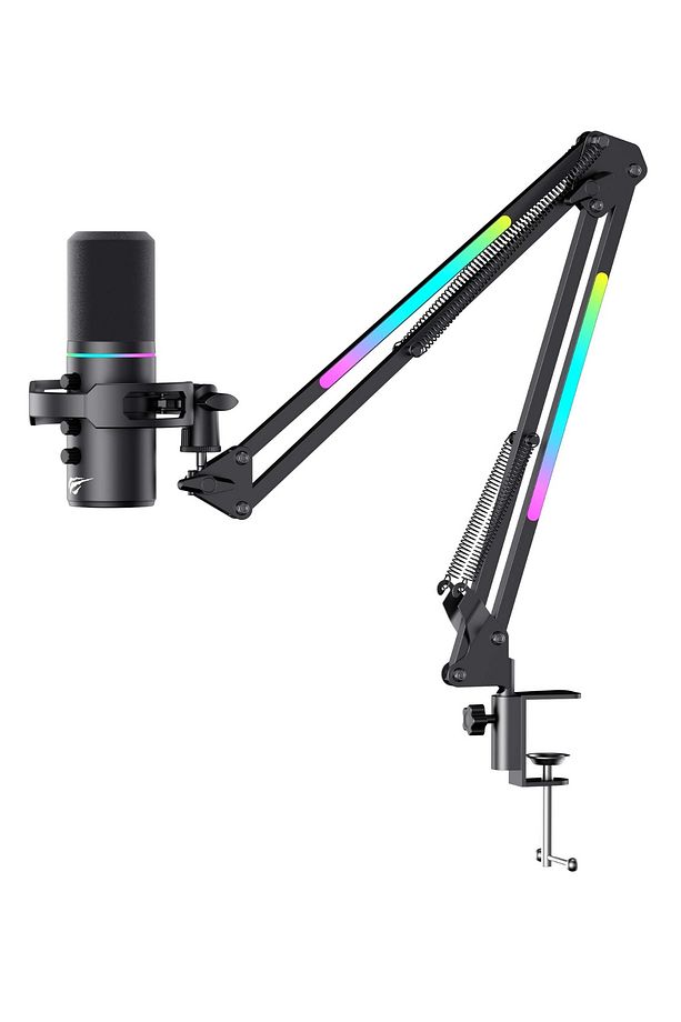 Gamenote GK60 PRO RGB Profesyonel Oyuncu ve Yayıncı Mikrofonu - RGB Standlı USB Mikrofon - 1
