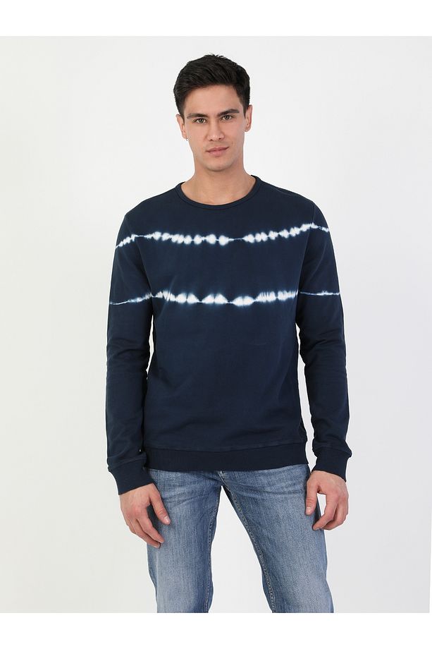 Regular Fit Erkek Lacivert Sweatshirt - 3