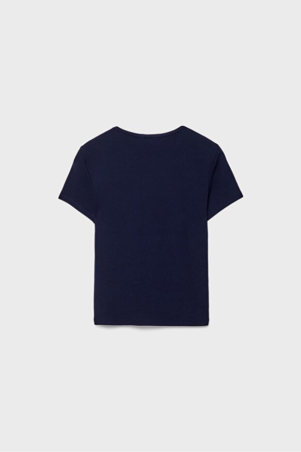 Slim fit basic t-shirt - 8